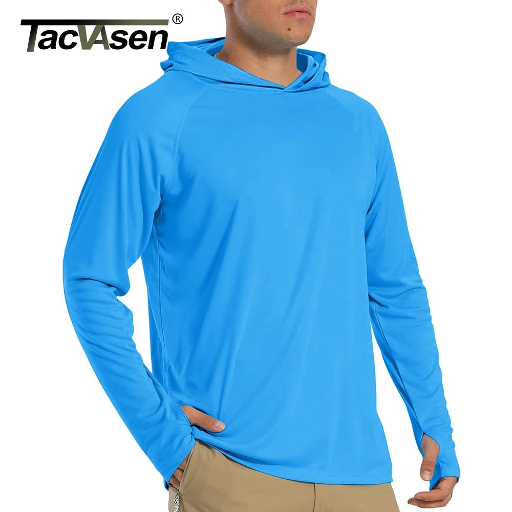 TACVASEN Sun Protection Hoodie T-Shirt